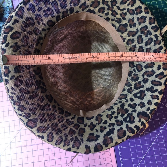 BNWOT Animal Print Straw Hat - Picture 14 of 15
